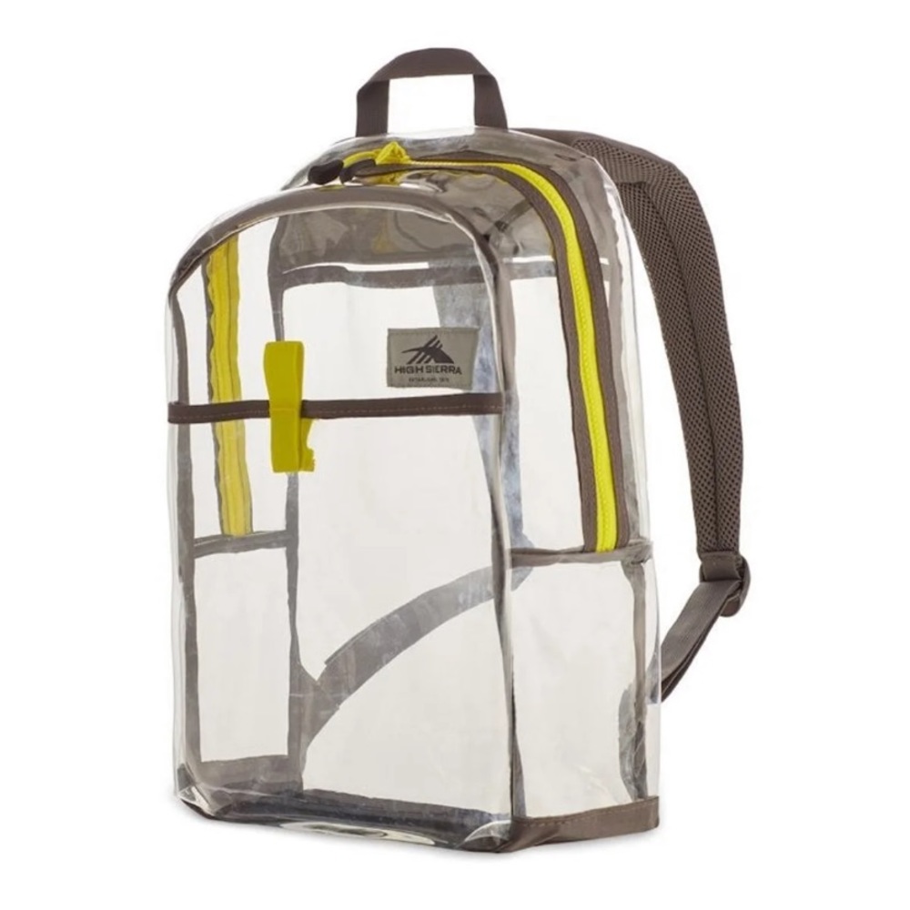 High Sierra clasic clear backpack